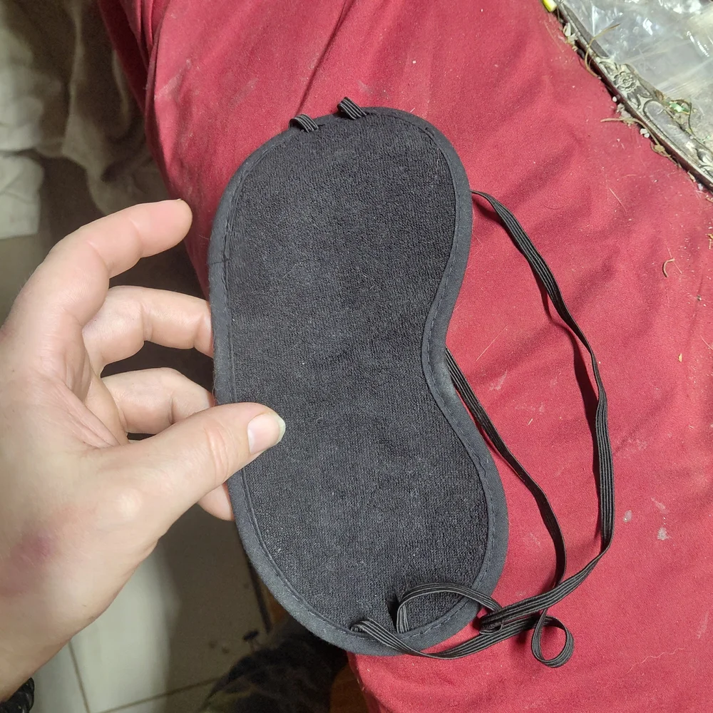 Black Women's Sleep Mask - Comfortable Eye Cover